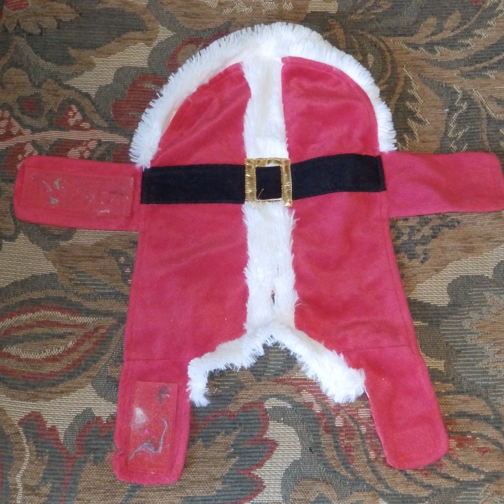 santa dog costume